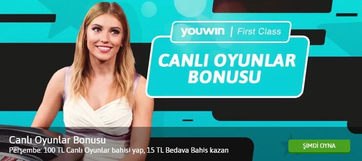 youwin canlı oyunlar bonusu